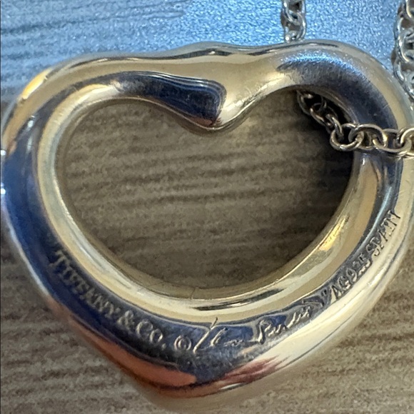 Tiffany & Co. Necklace,with pink Sapphire stone Necklace in Sterling Silver - Picture 5 of 13